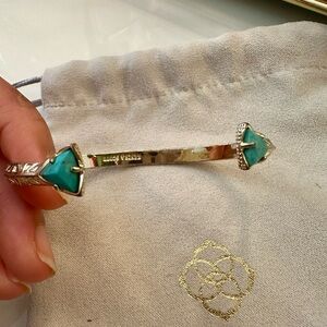 Kendra Scott Turquoise Goldtone Bangle
